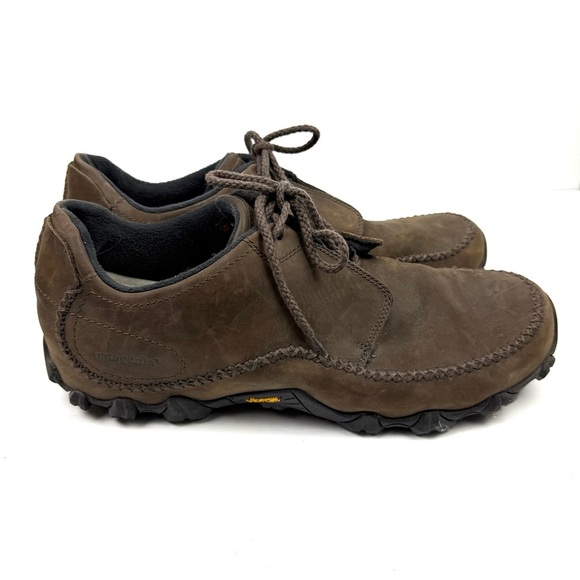 Patagonia Cabot Shoes‎ 14 Mens Vibram Sole Brown Velvet Suede Lace Up 47 - Picture 5 of 11